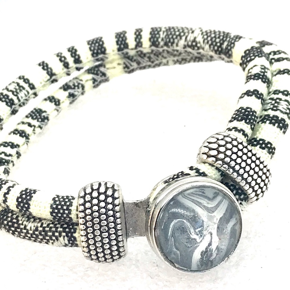 Bracelet Cotton Noosa Handmade 20mm snap SB20